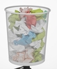 Zeller Papierkörbe Papierkorb Mesh wß Ø29, 5x35cm 23, 0 l weiß