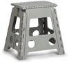 Zeller Schemel Klapphocker grau 38, 5x31, 5x39 39, 0 x 4, 0 x 51, 0 cm grau