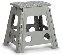 Zeller Schemel Klapphocker grau 38, 5x31, 5x39 39, 0 x 4, 0 x 51, 0 cm grau