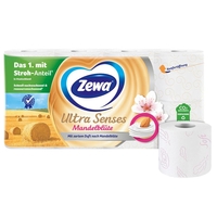 Zewa Toilettenpapier Zewa Ultra Senses m.Stroh 8Ro 4-lagig