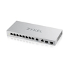 Zyxel Switch 12-Port Multigigabit Ethernet 8-Port Gigabit,  2-Port 2.5 Gbps,  2-Port SFP+ unmanaged lüfterlos XGS1010-12