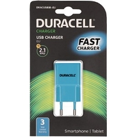 Duracell 2.1A USB Phone/Tablet Charger (DRACUSB3B-EU)