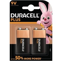Duracell Plus 9V 2 Pack (MN1604B2)