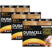 Duracell Plus Power 9v Pack von 12 (MN1604-X12)