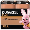 Duracell Plus Power 9v Pack von 4 (MN1604B4)