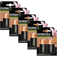 Duracell Rechargeable D Monozellen x 10 (BUN0059A)