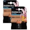 Duracell Ultra Power 9v Batterie Pack von 2 (BUN0025A)