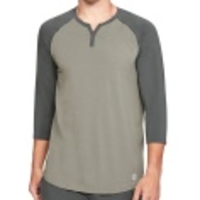 Athlete Recovery Sleepwear 3/4 Sleeve Henley Shirt