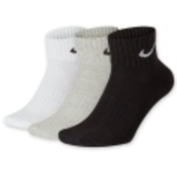 Cushion Quarter Training Socks 3PPK