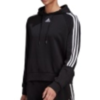 Essentials Loose-Cut 3S Cropped Hoodie Women