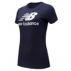 Essentials Stacked Logo Tee Women