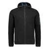 Knit-Tech Meliert Fleece Hooded Jacket
