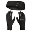 Lightweight Fleece Headband and Glove Set Women