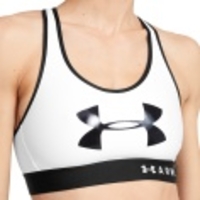 Mid Keyhole Logo Graphic Bra Women