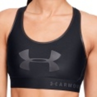 Mid Keyhole Logo Graphic Bra Women