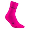 Neon Compression Mid Cut Socks Women