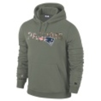 New England Patriots Camo Wordmark NFL PO Hoodie