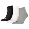 Quarter Plain Socks 3-PACK