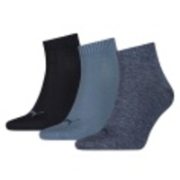 Quarter Plain Socks 3-PACK