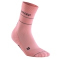 Reflective Compression Mid Cut Socks Women