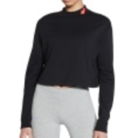 Sportswear Love Mock Crop LS Tee Women