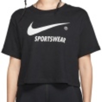Swoosh Sportswear Logo Crop Tee Women