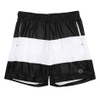 White Stripe Mesh Shorts