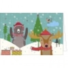 Adventskalenderkarte Bär