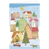 Adventskalenderkarte Häuschen