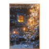 Adventskalenderkarte Stille Nacht