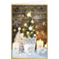 Adventskalenderkarte Tannenbaum