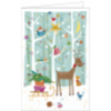 Adventskalenderkarte Tiere im Wald