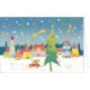 Adventskalenderkarte Winterlandschaft