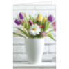 Blumenkarte Frühlingsblumenstrauß