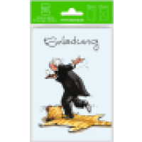 Einladungskarten Butler 5 Stück