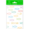 Einladungskarten Kommunion Konfirmation Fische 5 Stk