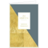 Geburtstagskarte Blattgold und Grau