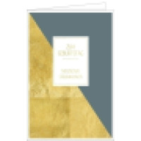 Geburtstagskarte Blattgold und Grau