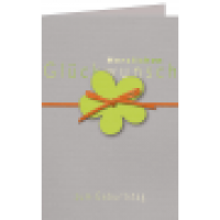 Geburtstagskarte Blume grau