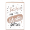 Geburtstagskarte Februar
