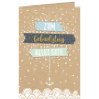 Geburtstagskarte Hello Craft Anker