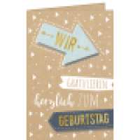 Geburtstagskarte Hello Craft Pfeile