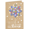 Geburtstagskarte Hello Craft Sterne