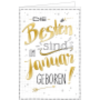 Geburtstagskarte Januar