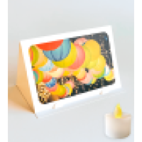 Geburtstagskarte Lichterzauber Lampions