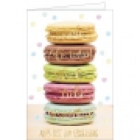 Geburtstagskarte Macarons