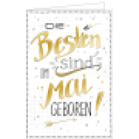Geburtstagskarte Mai