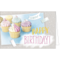Geburtstagskarte Muffins