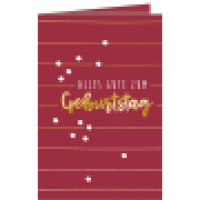 Geburtstagskarte rot
