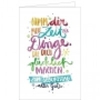 Geburtstagskarte Typografie